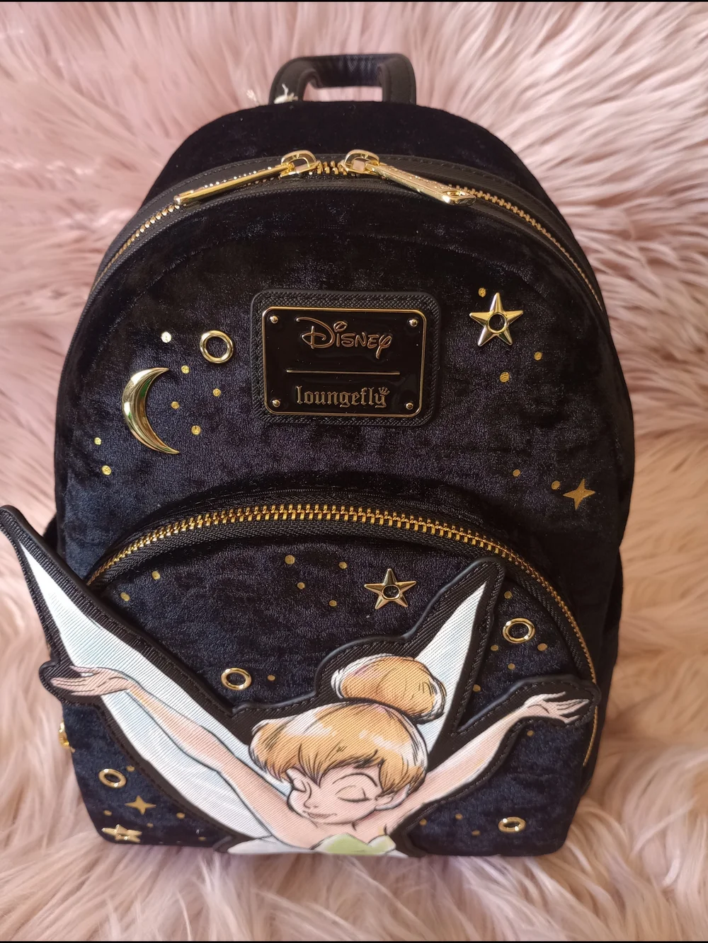 Tinker Bell Pixie Dust Velvet Mini Backpack